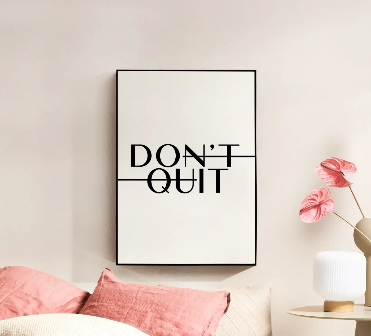 Dont Quit plexiglass da WORD & WONDER