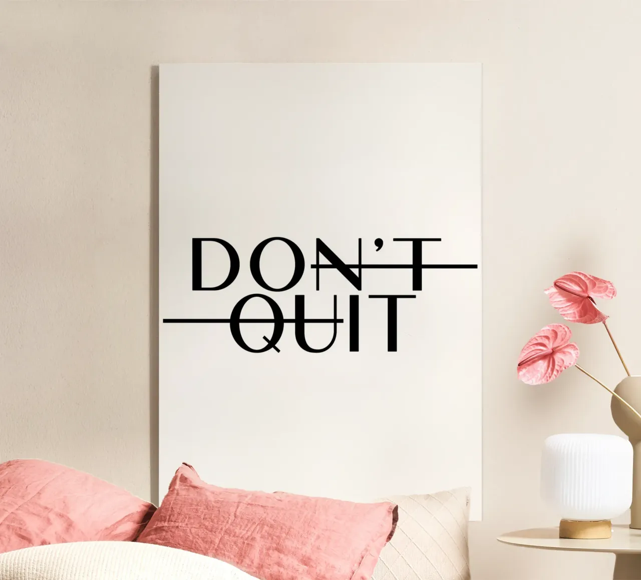 Dont Quit plexiglass da WORD & WONDER