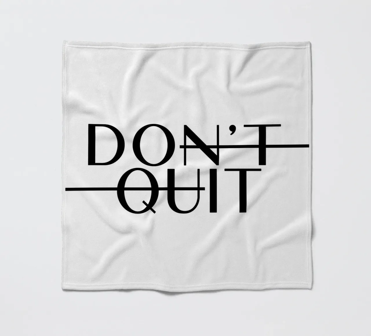 Dont Quit coperta in pile da WORD & WONDER