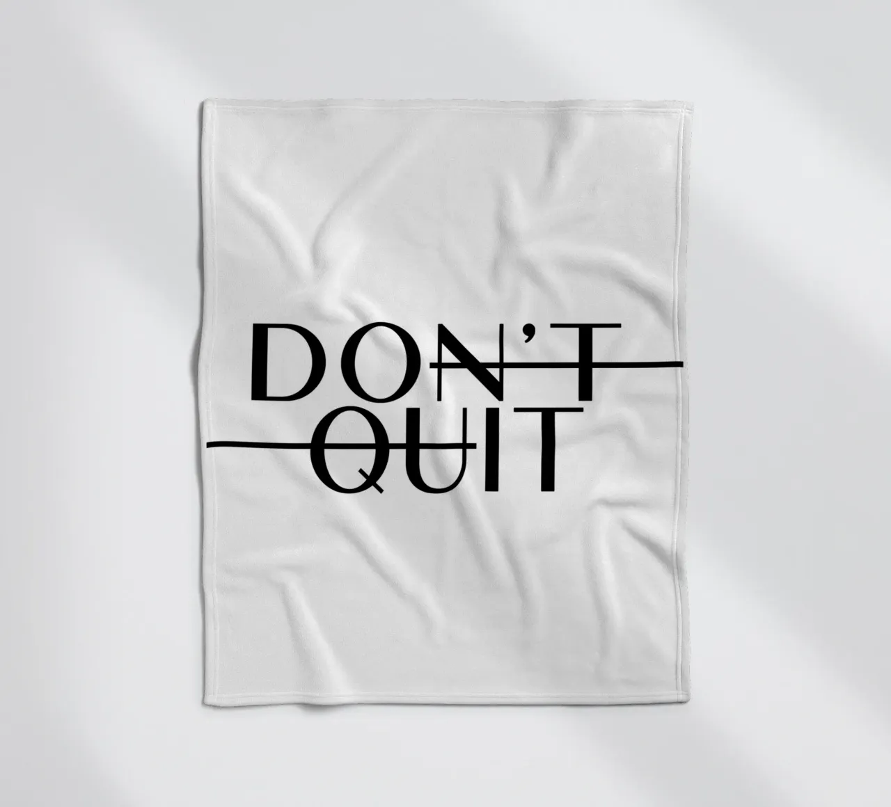 Dont Quit coperta in pile da WORD & WONDER