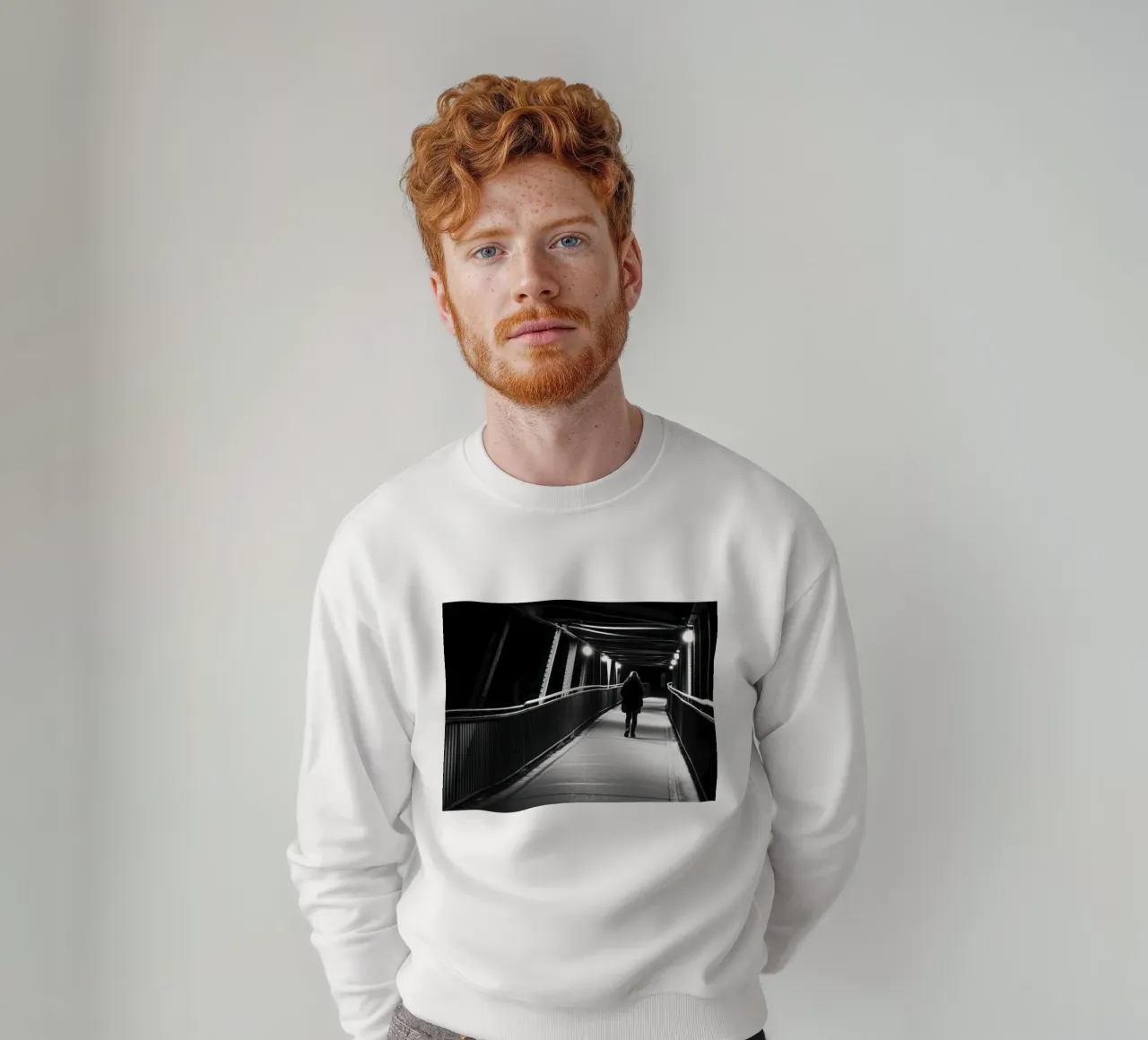 Soli nel buio felpa da Black & White