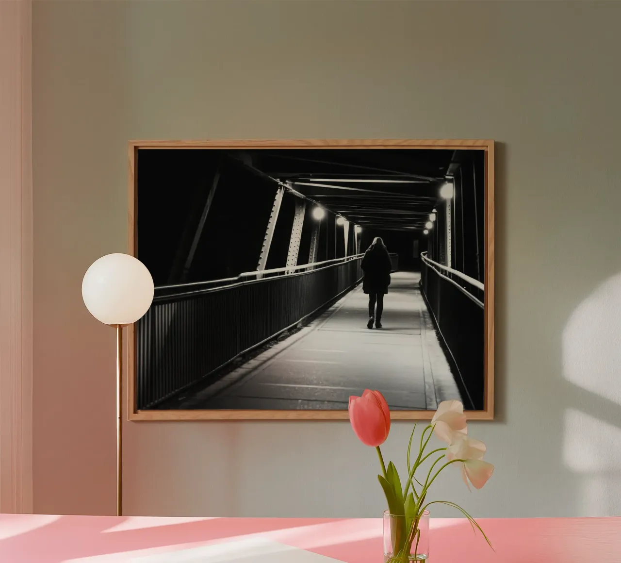 Soli nel buio alluminio dibond da Black & White