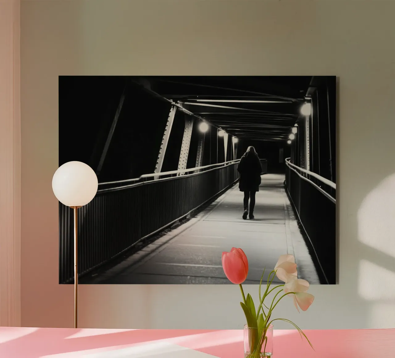 Soli nel buio alluminio dibond da Black & White