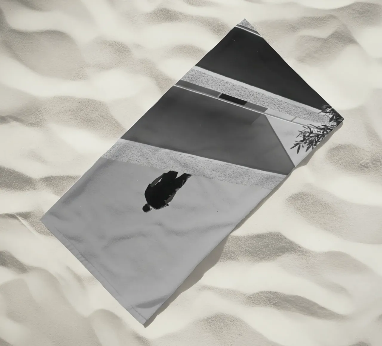 Contemplative solitude telo mare da Black & White