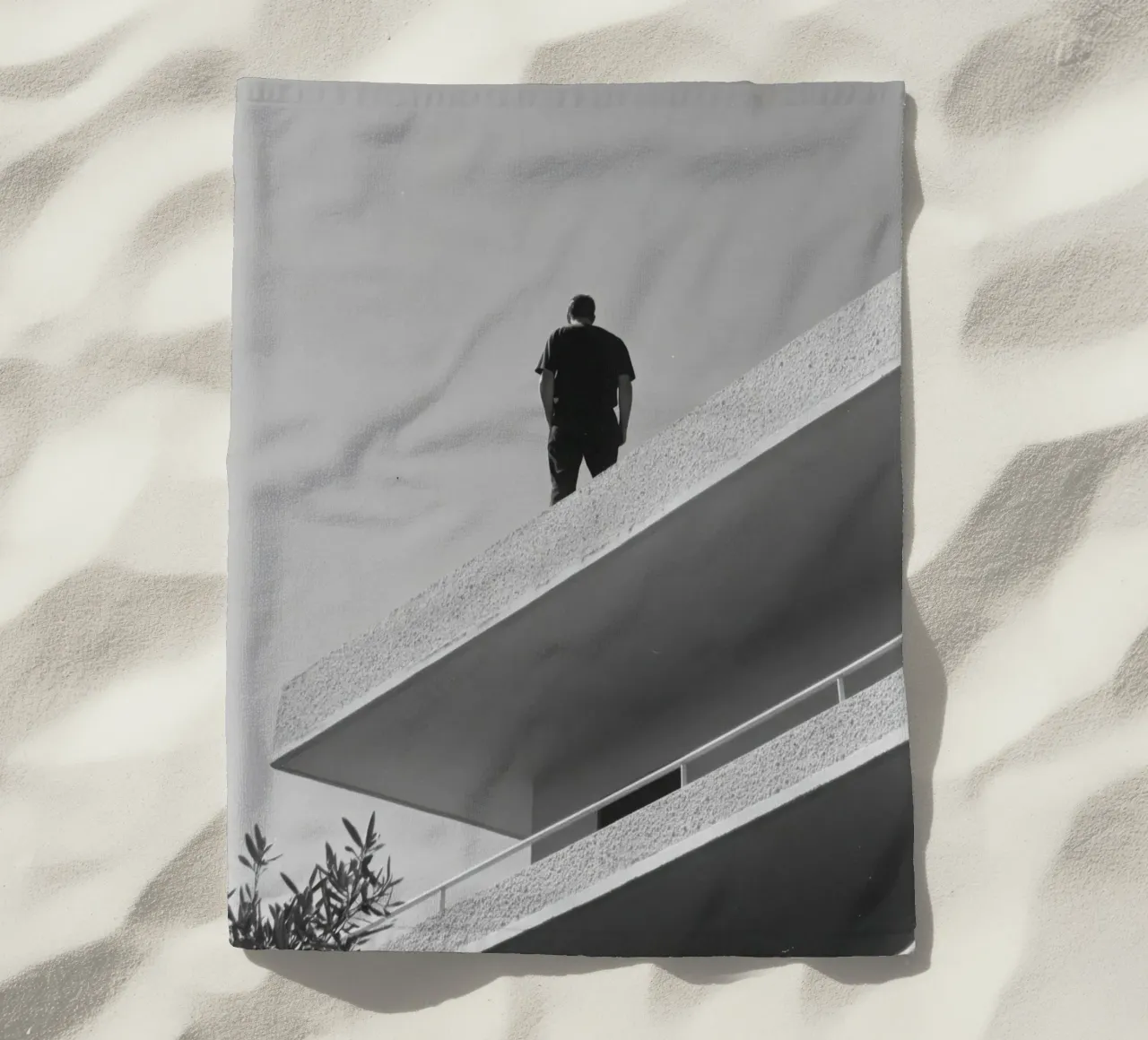 Contemplative solitude telo mare da Black & White