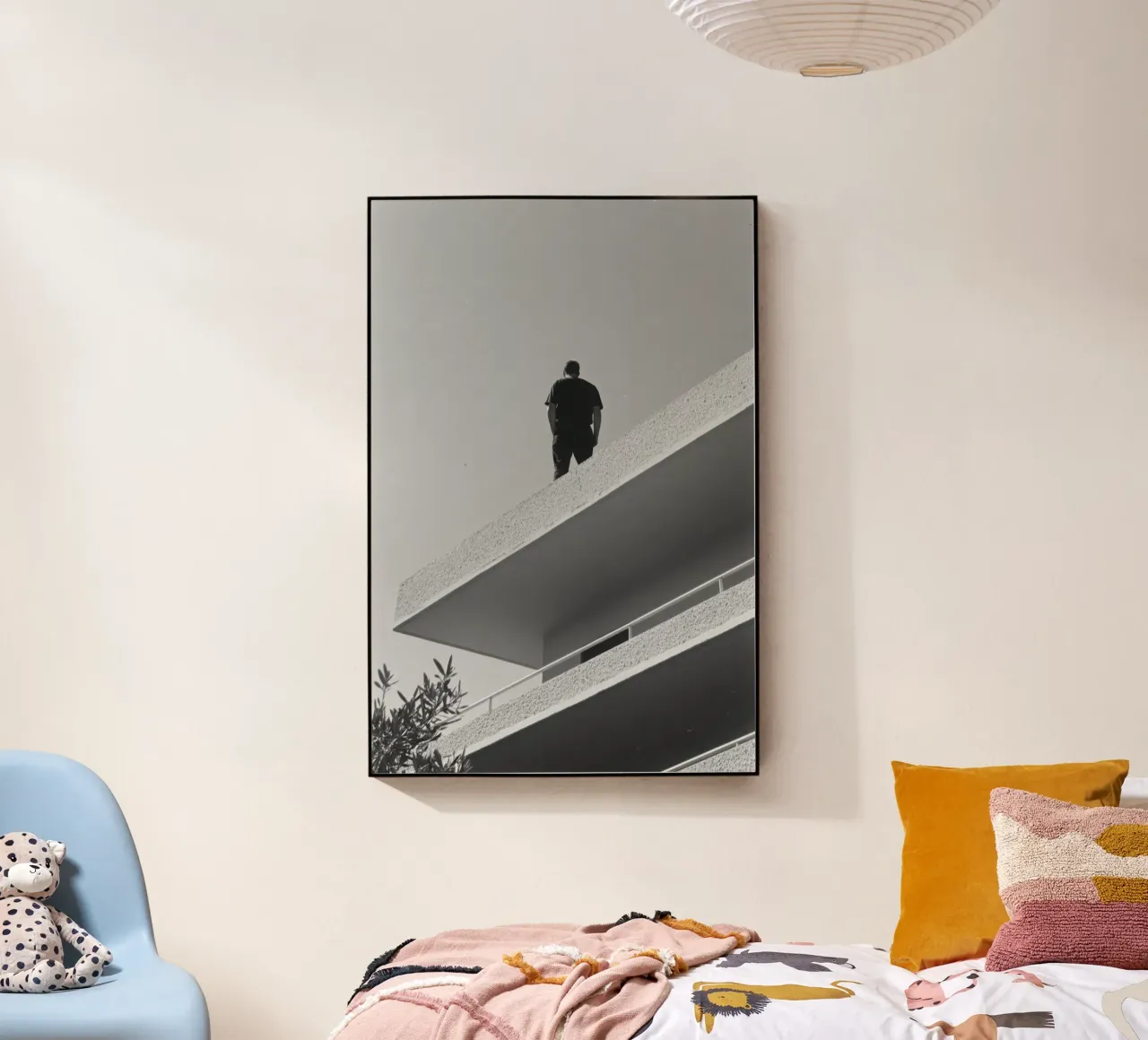 Contemplative solitude Acryl-Glas von Black & White