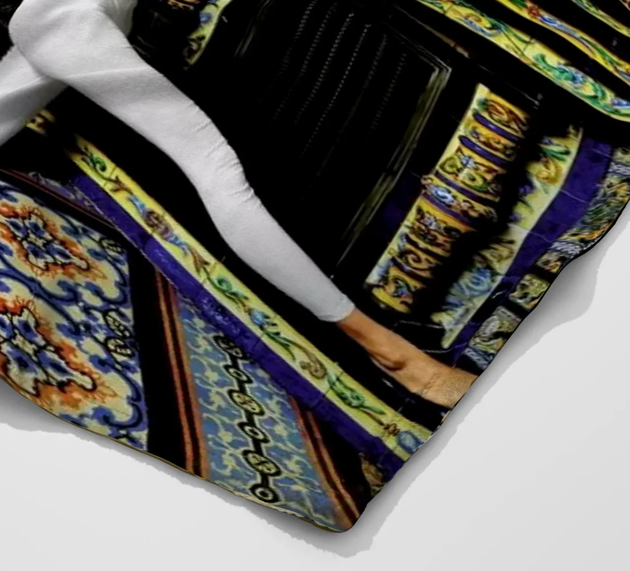 Madrid #1 fleece blanket by The Urban Yoga