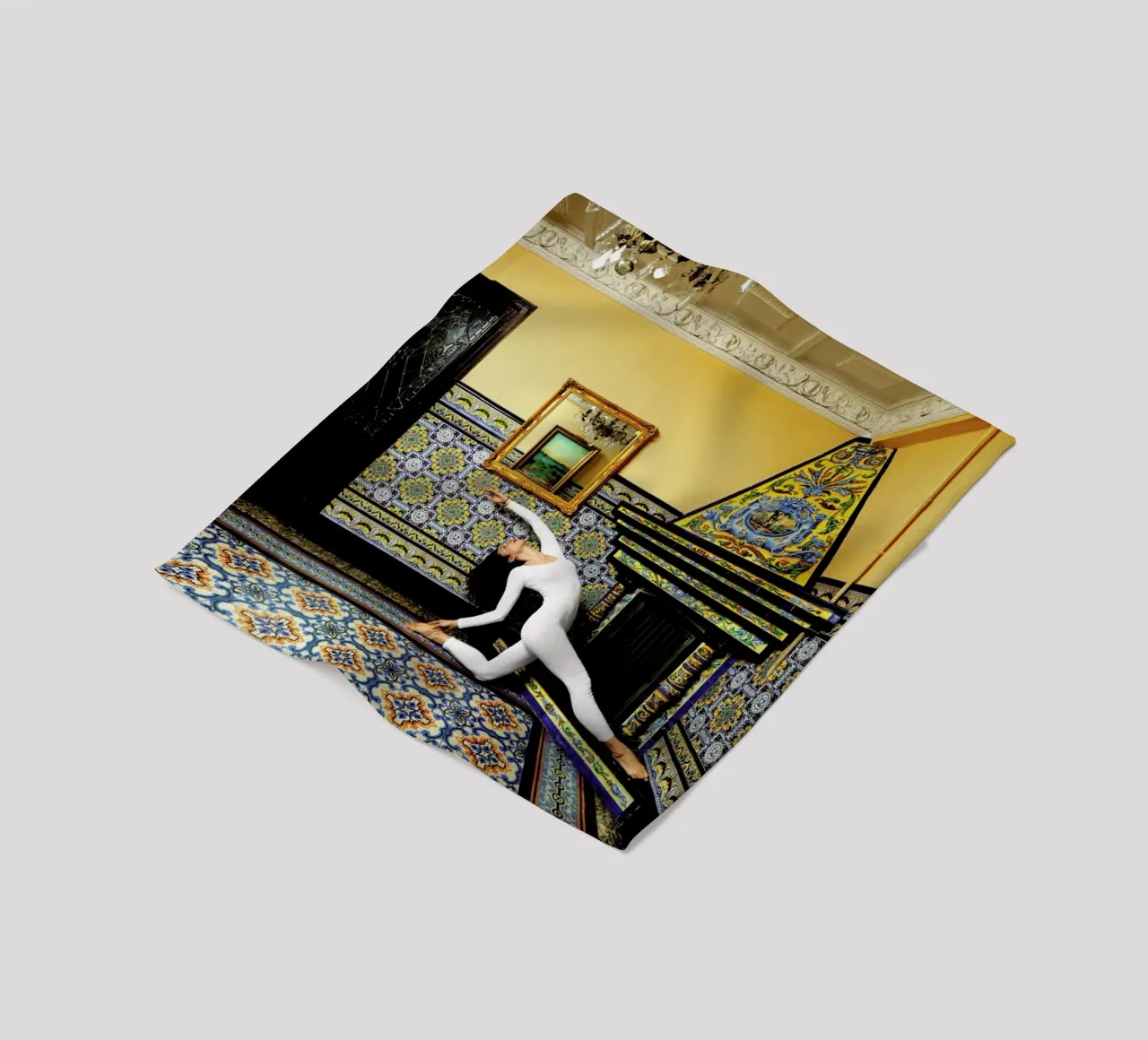 Madrid #1 fleece blanket by The Urban Yoga
