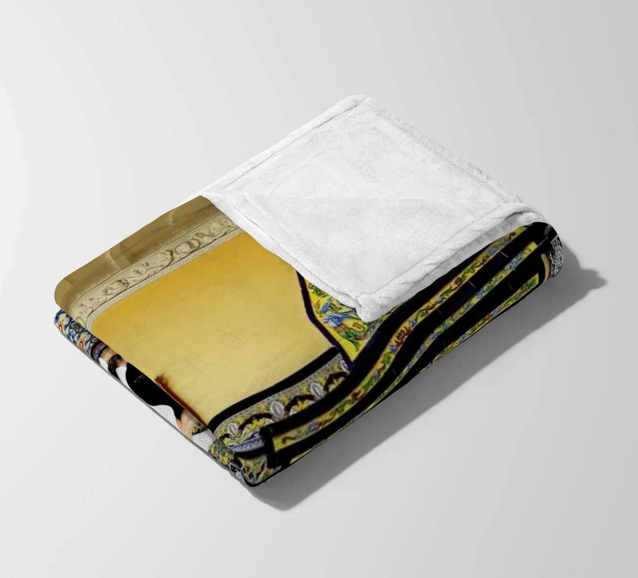 Madrid #1 fleece blanket by The Urban Yoga