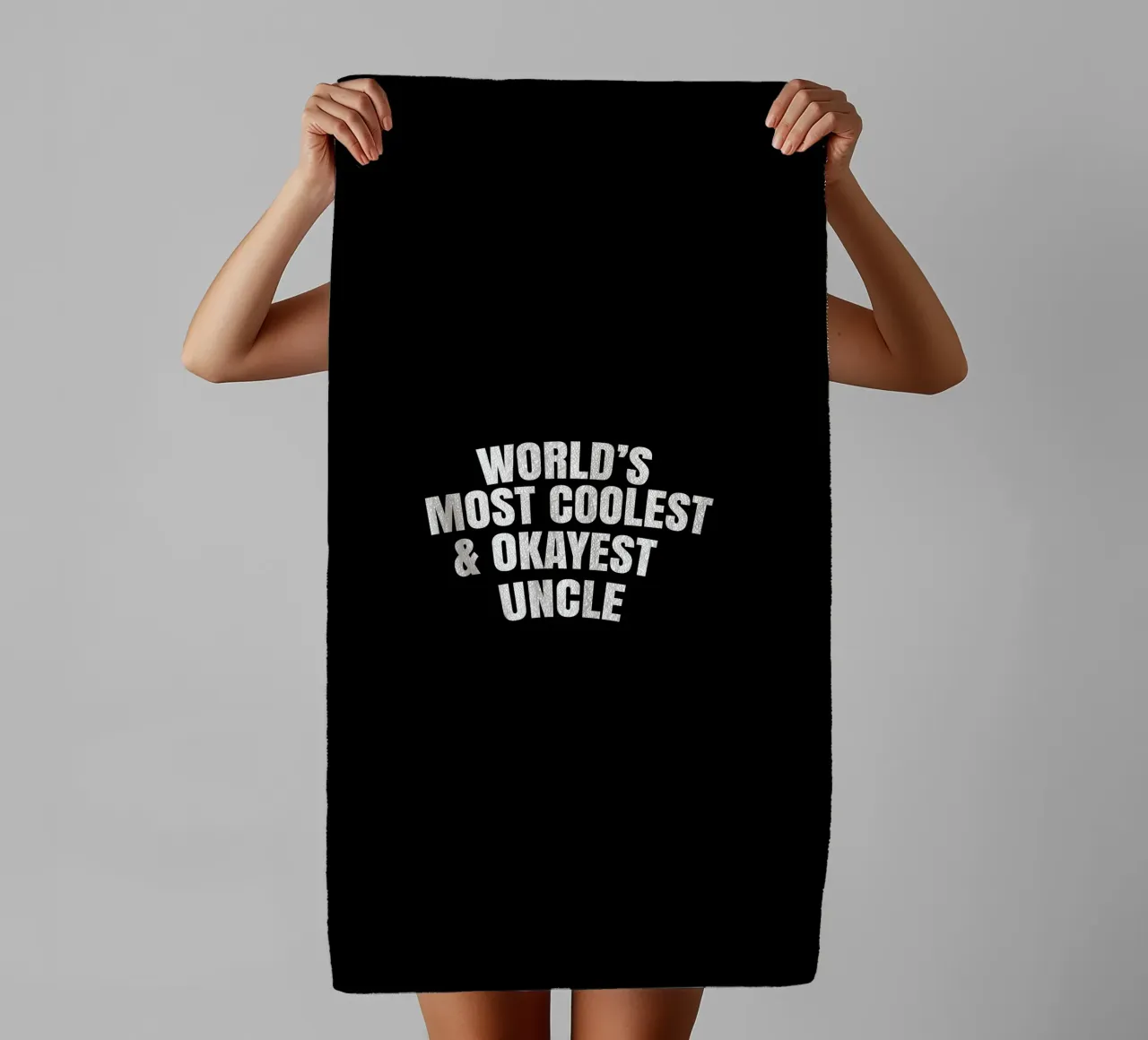 World's most coolest and okayest uncle asciugamano da bagno da happieeagle