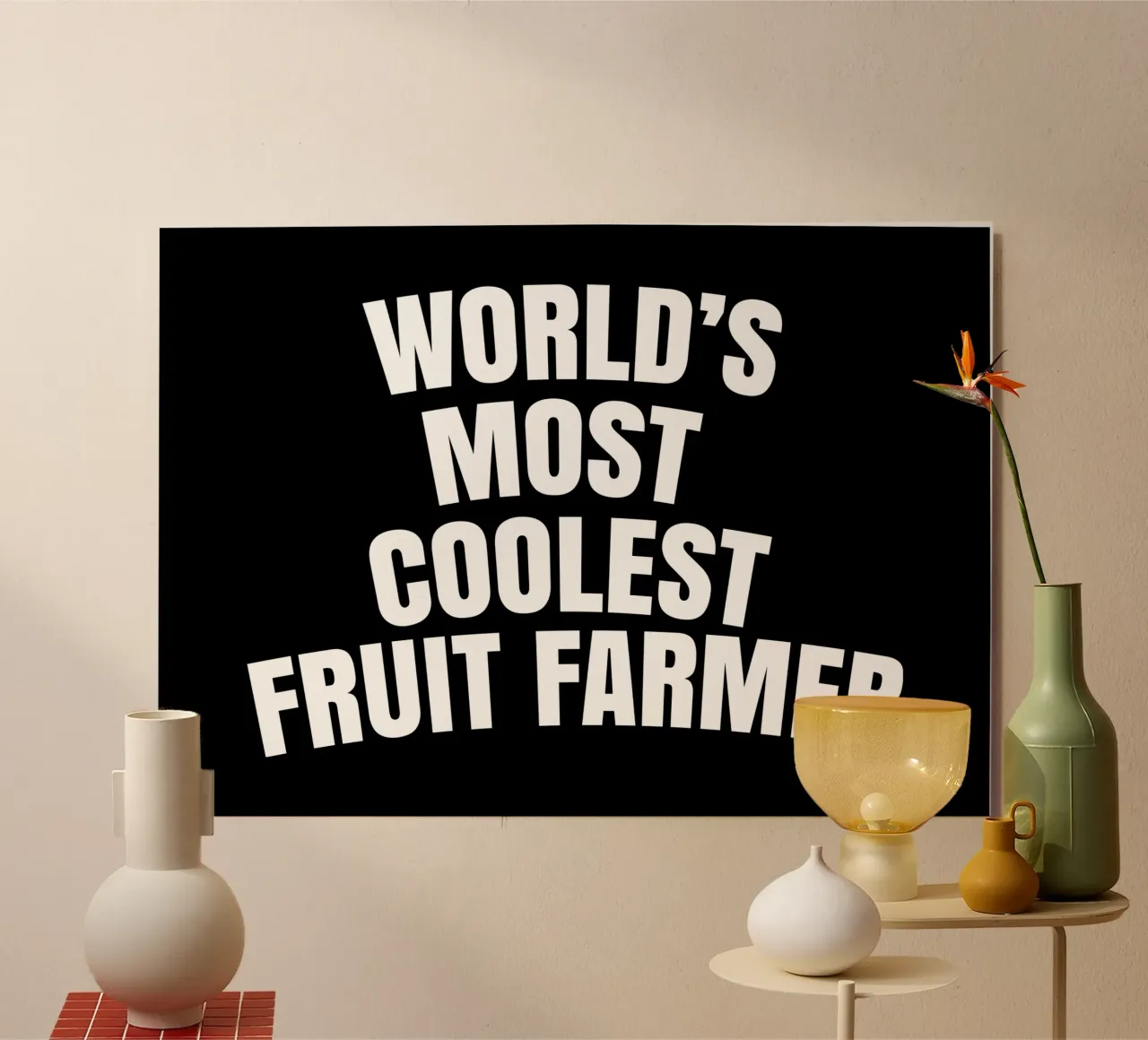 World's most coolest fruit farmer alluminio dibond da happieeagle