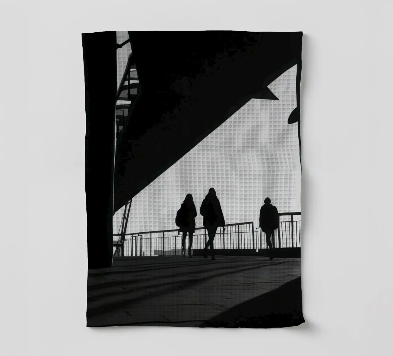 Urbane Querung Geschirrtuch von Black & White