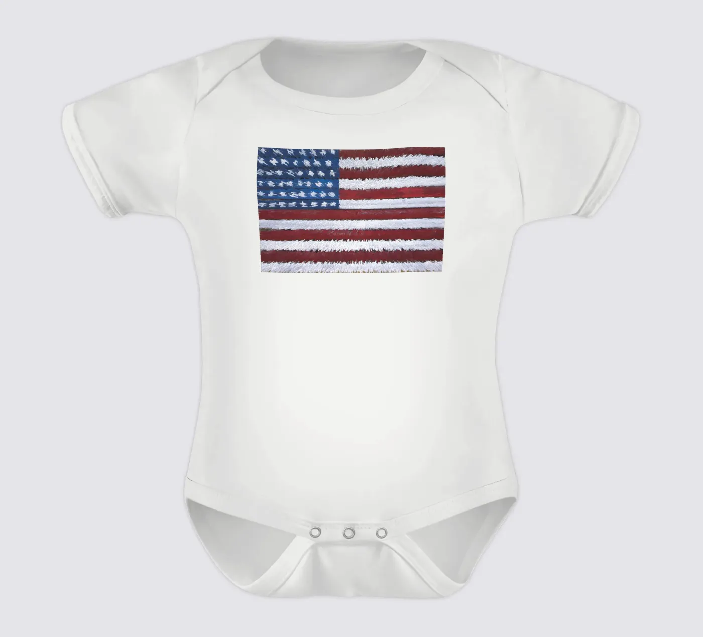 Expanding Flag Kurzarm Babybody von Dave Hare Photography