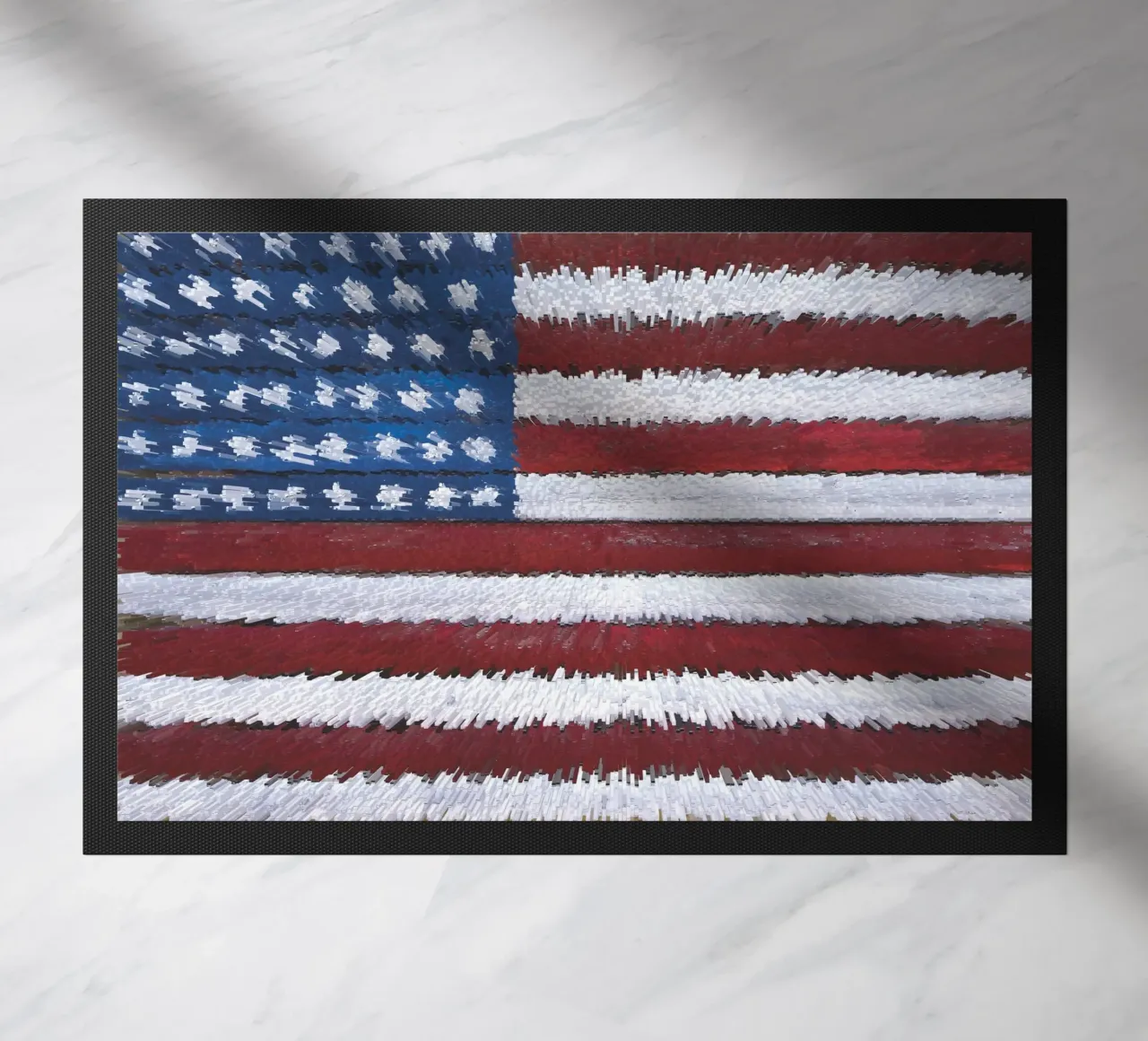Expanding Flag doormat by Dave Hare Photography
