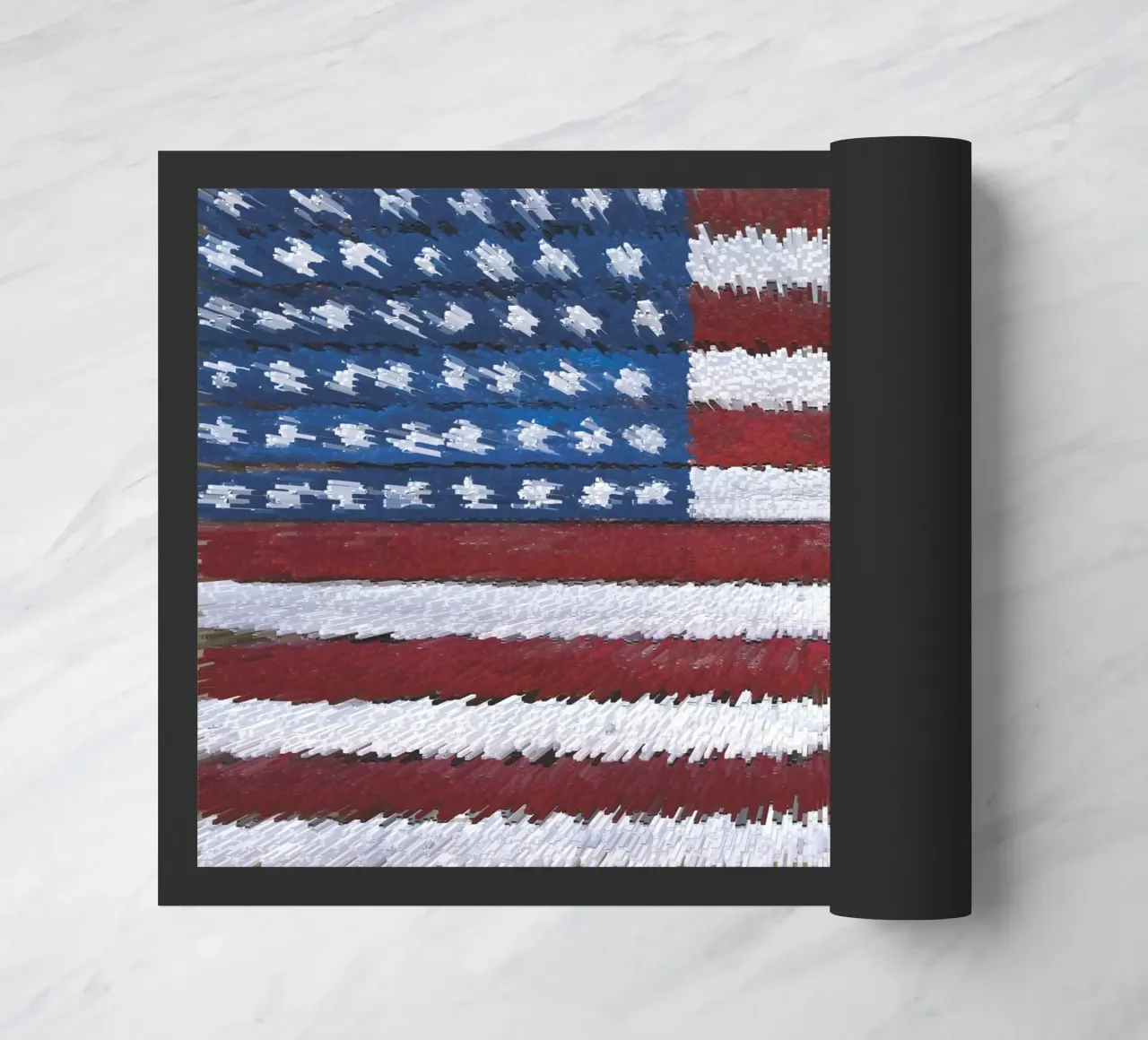 Expanding Flag doormat by Dave Hare Photography