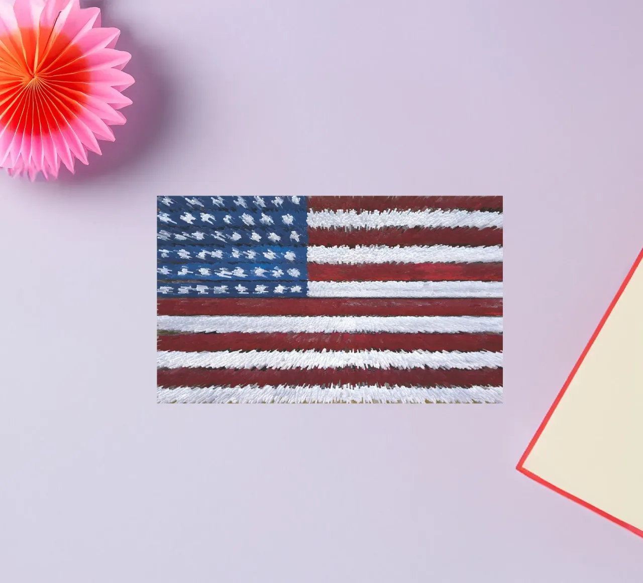 Drapeau extensible autocollant de Dave Hare Photography