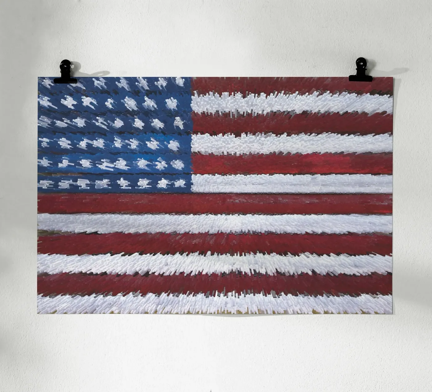 Expanding Flag Poster von Dave Hare Photography