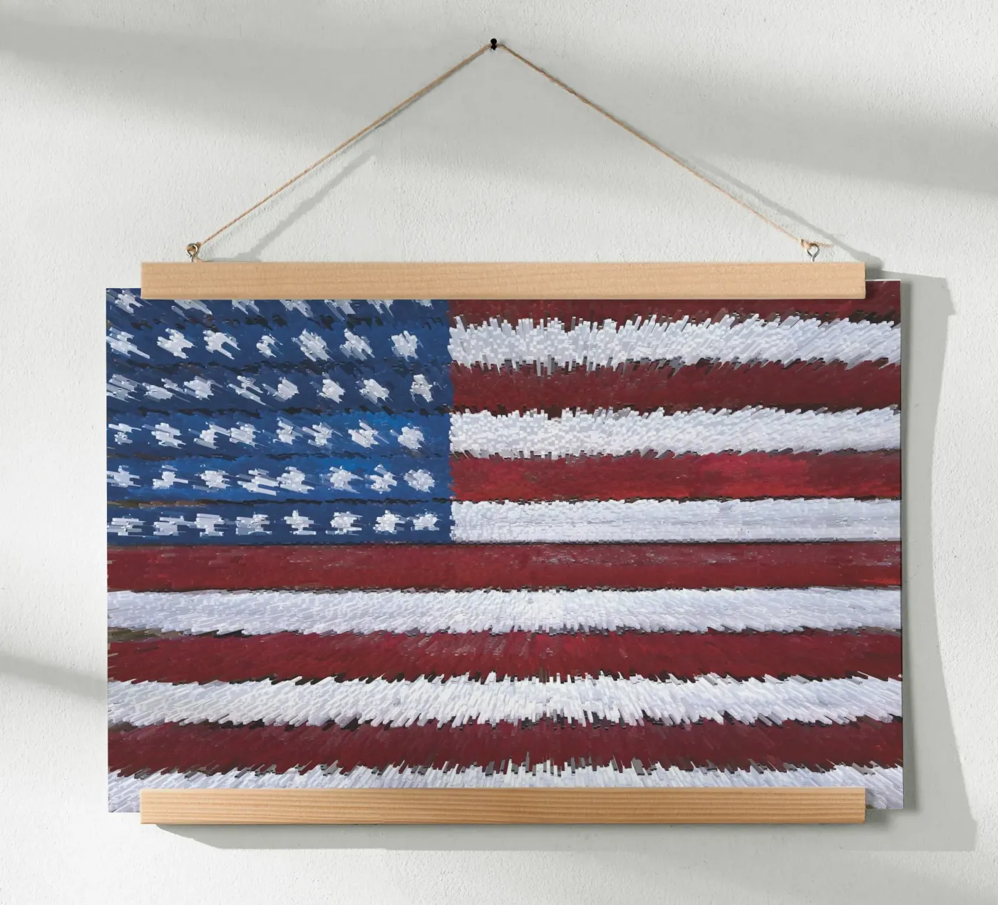 Expanding Flag Poster von Dave Hare Photography