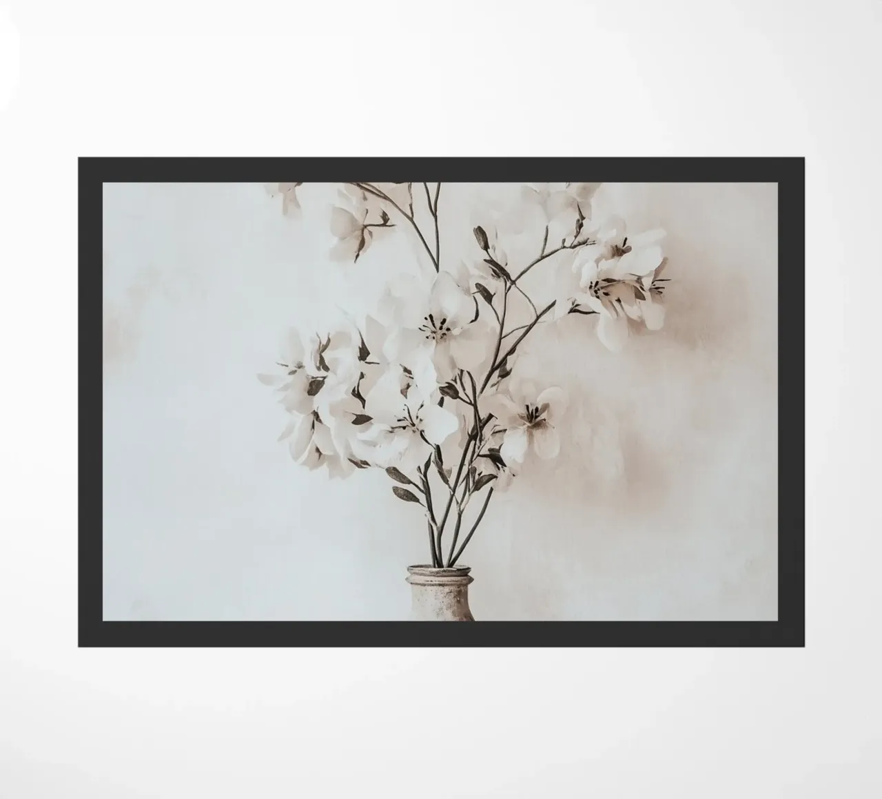 Boho flower magic doormat by Carinaprint