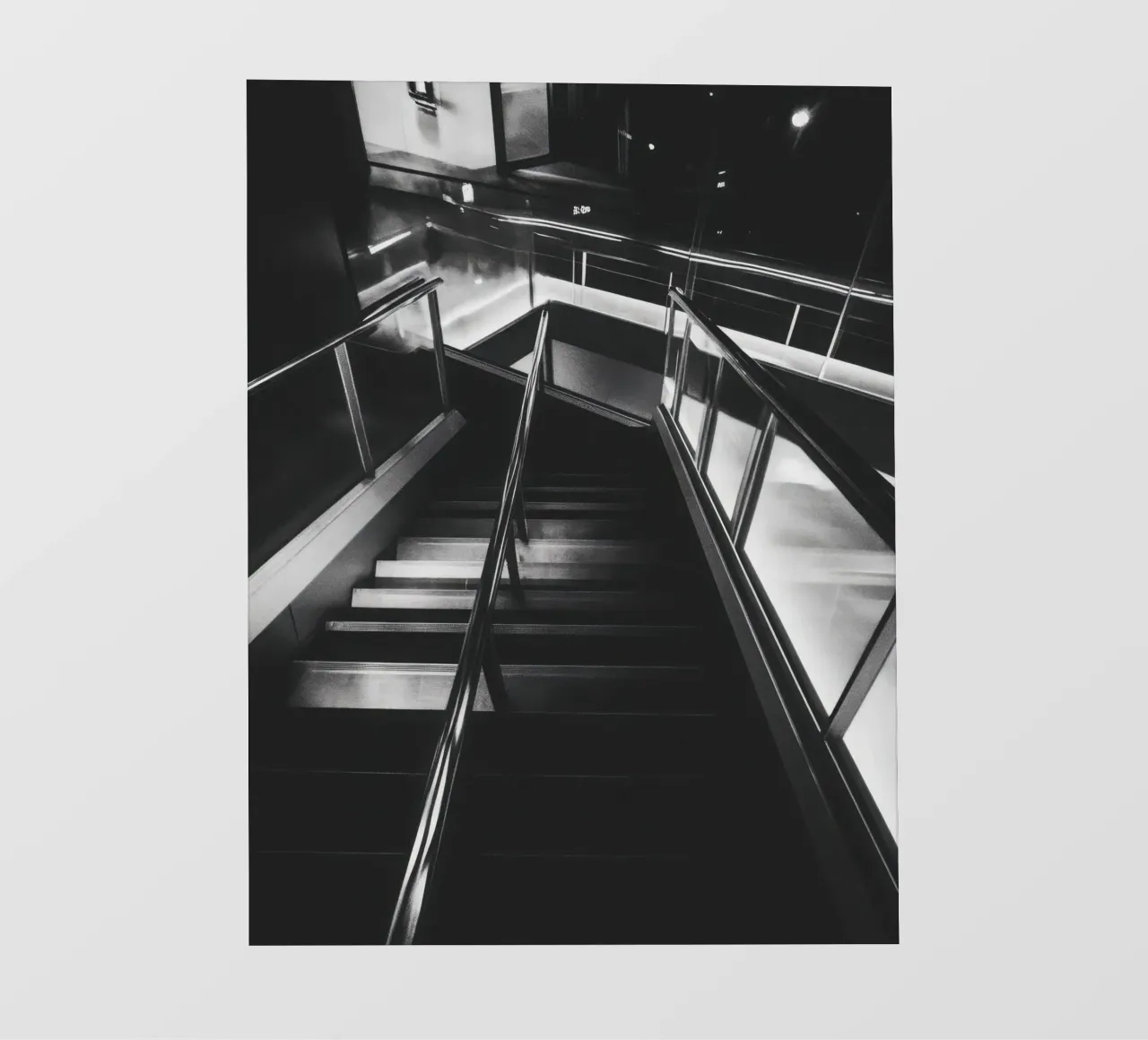 Scala moderna telo in pvc da Black & White