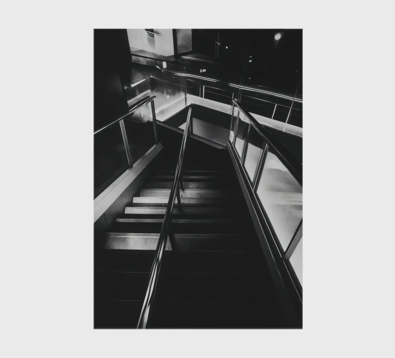 Moderne Treppe Notizbuch von Black & White