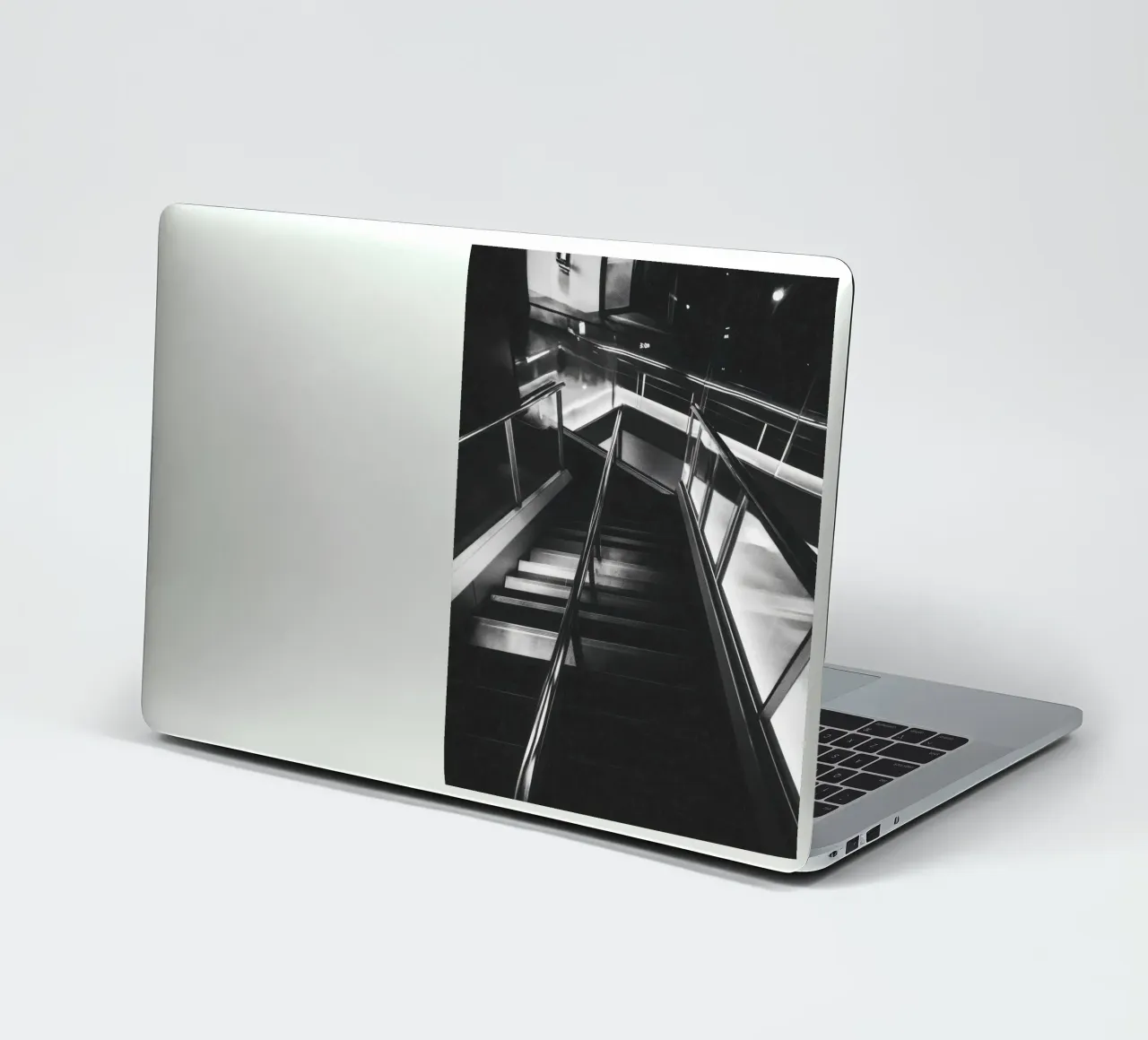 Scala moderna adesivo da Black & White