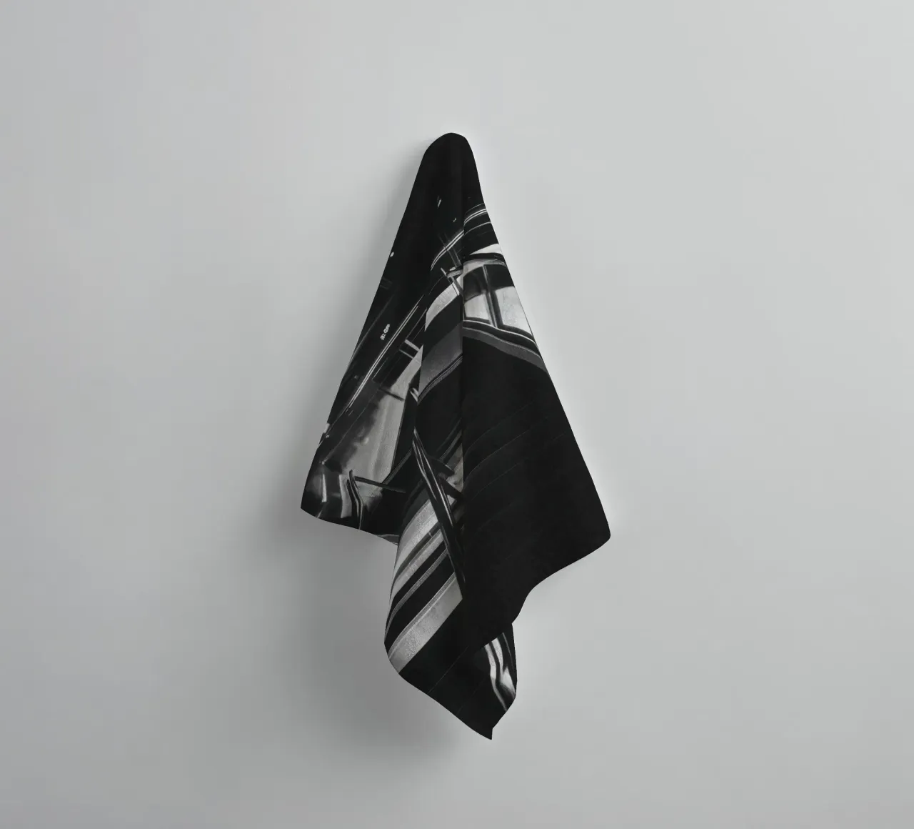 Scala moderna asciugamano da bagno da Black & White