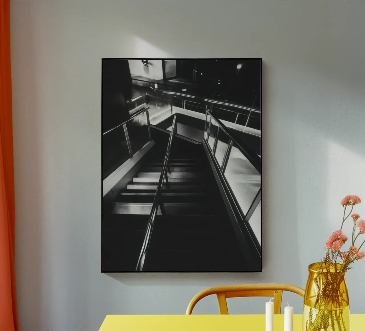 Scala moderna plexiglass da Black & White