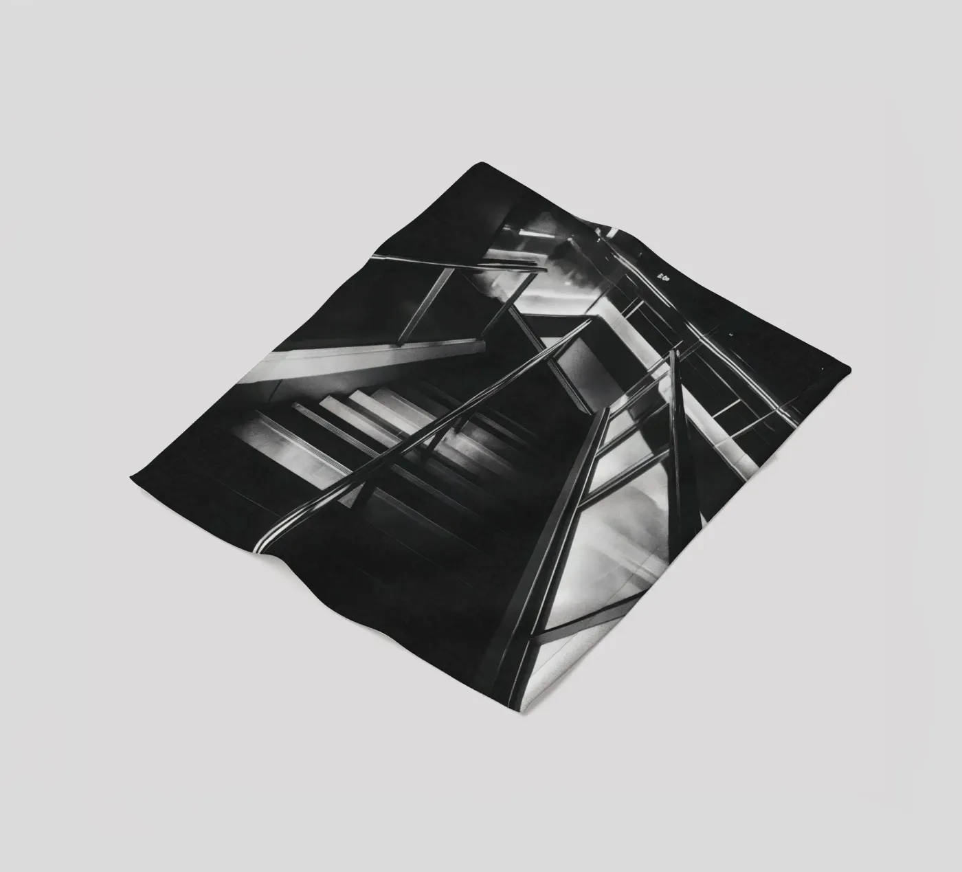 Modern staircase fleecedeken van Black & White