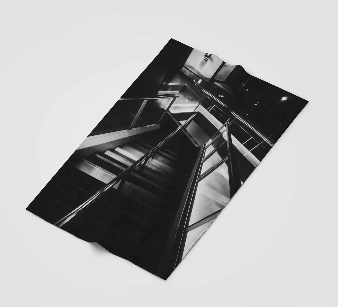 Modern staircase fleecedeken van Black & White