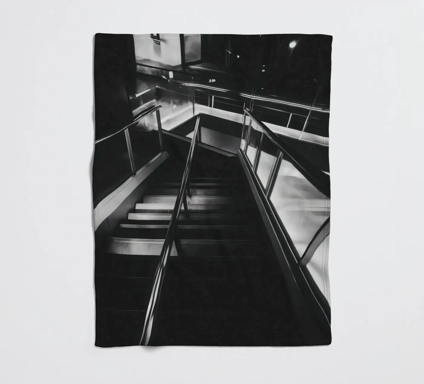 Modern staircase fleecedeken van Black & White