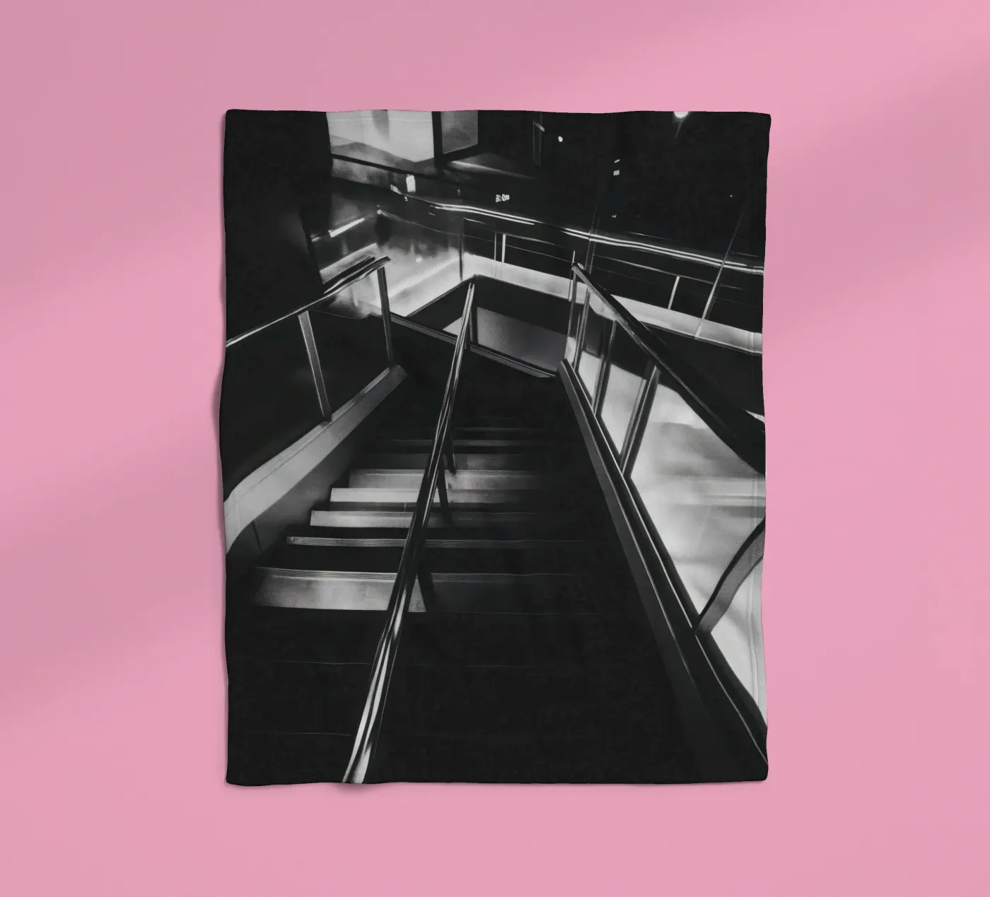 Modern staircase fleecedeken van Black & White