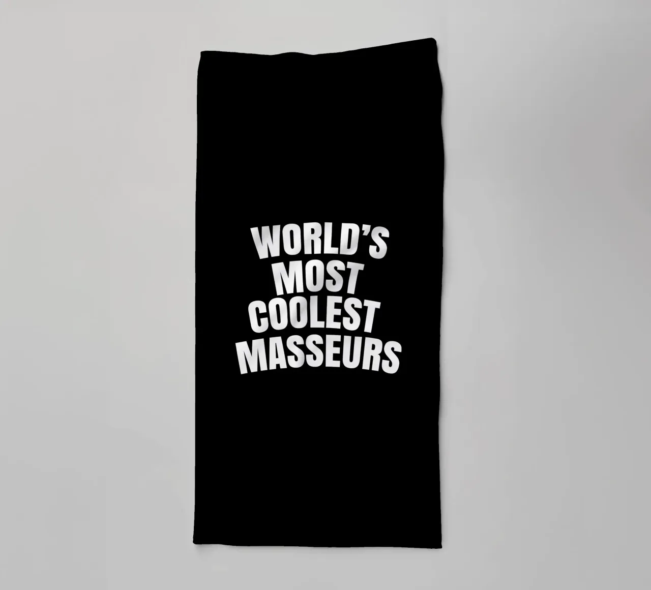 World's most coolest masseurs asciugamano da bagno da happieeagle
