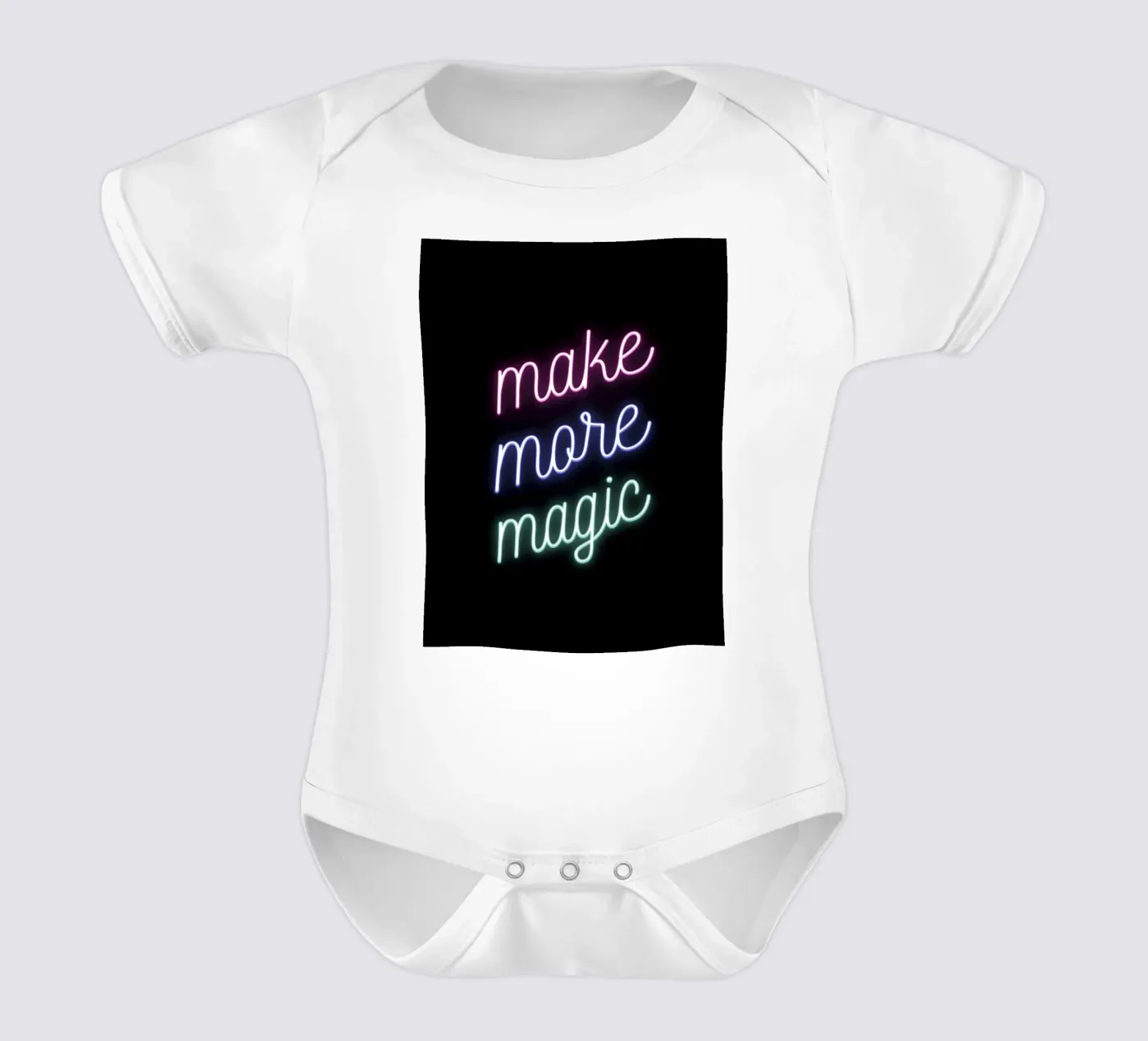 Make More Magic body neonato maniche corte da Magnific