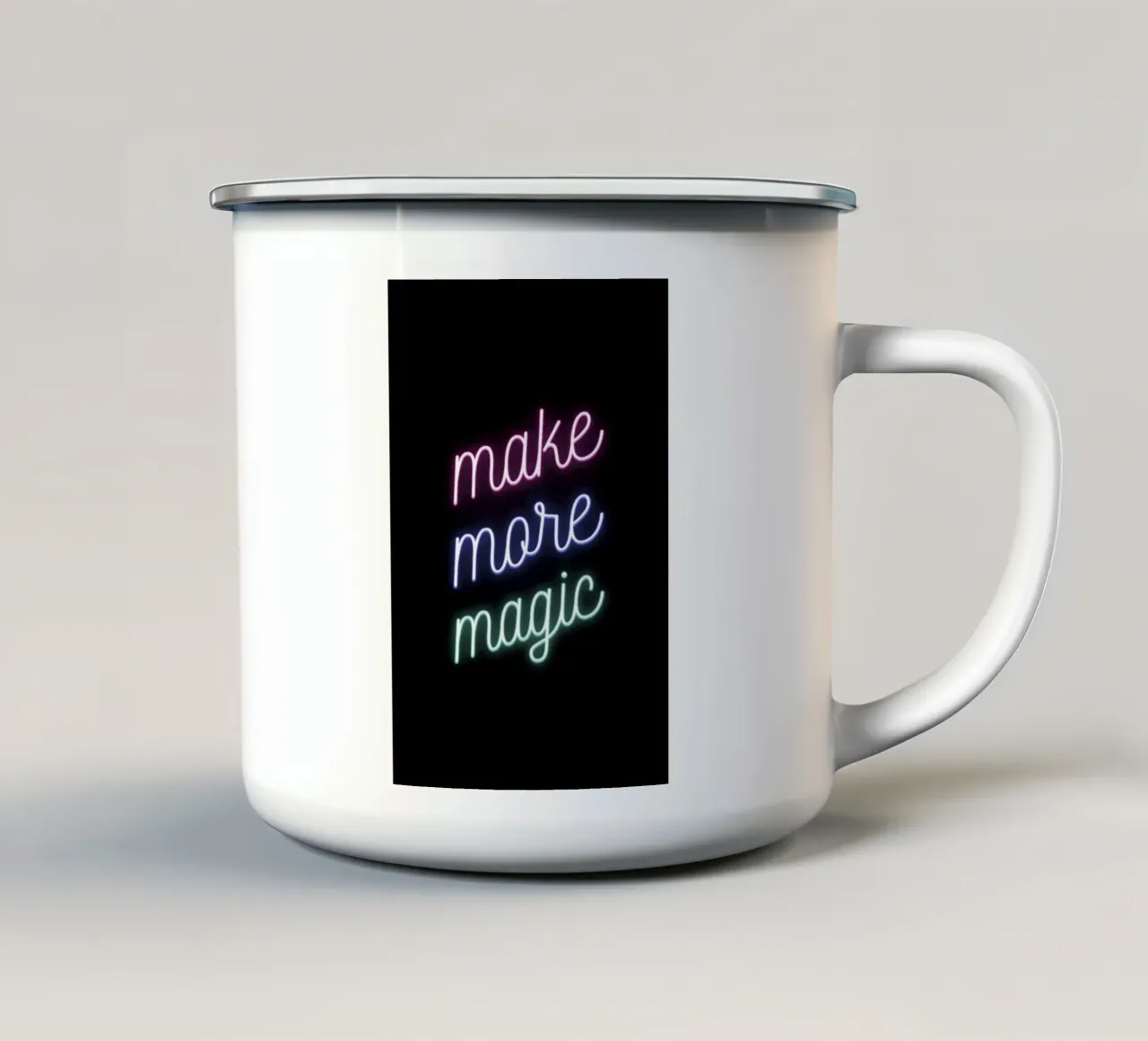 Make More Magic tazza in smalto da Magnific