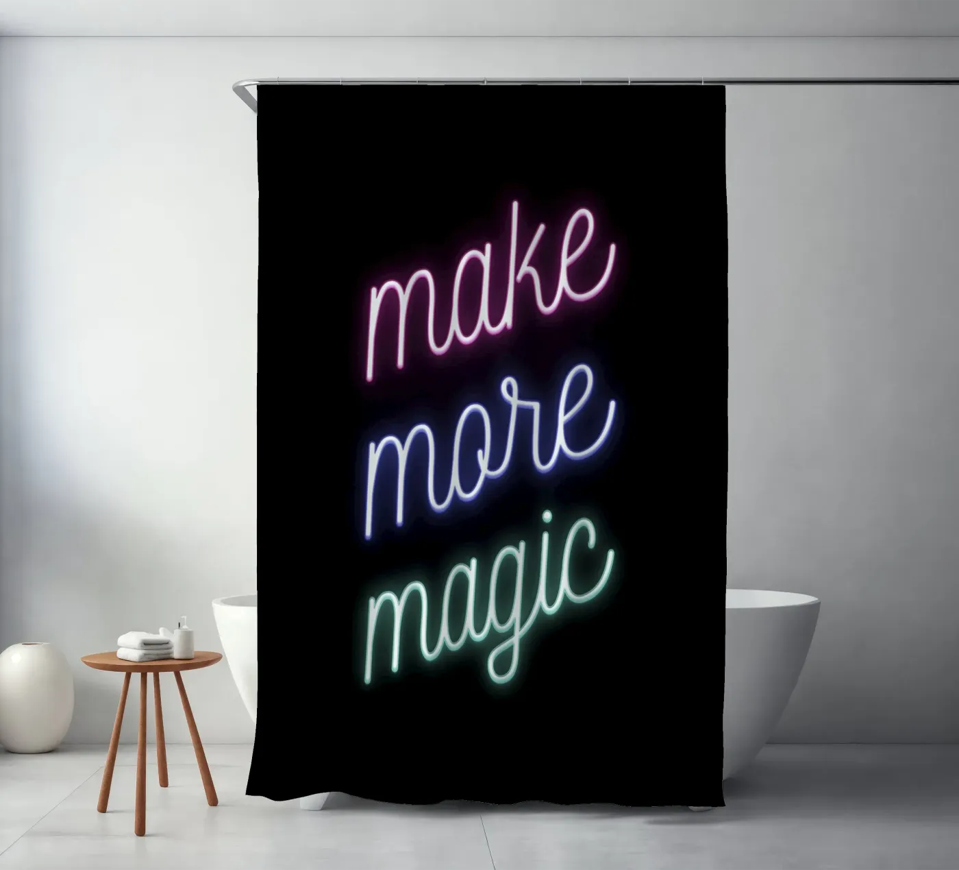 Make More Magic Duschvorhang von Magnific