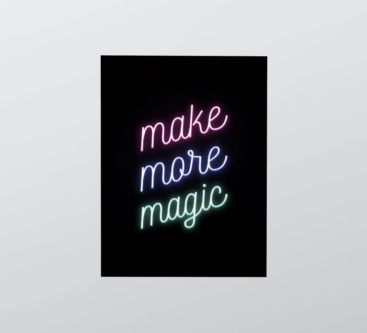 Make More Magic Sticker von Magnific