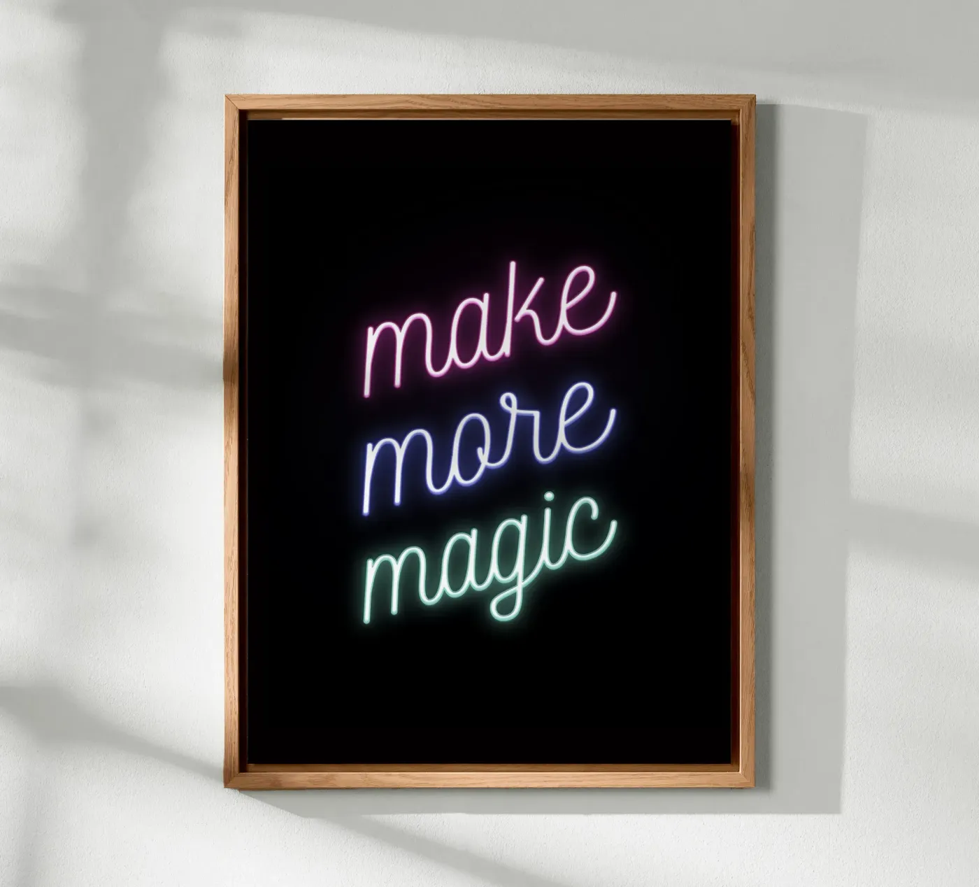 Make More Magic alluminio dibond da Magnific