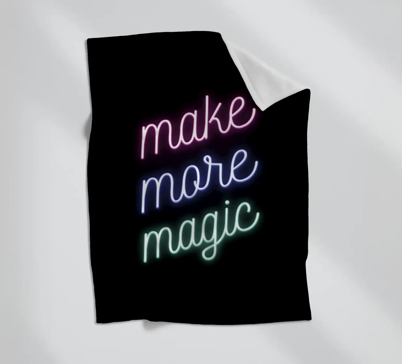 Make More Magic fleece blanket by Magnific