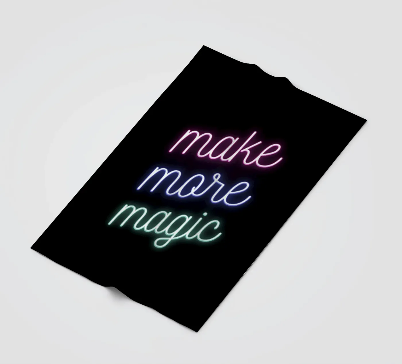Make More Magic fleece blanket by Magnific