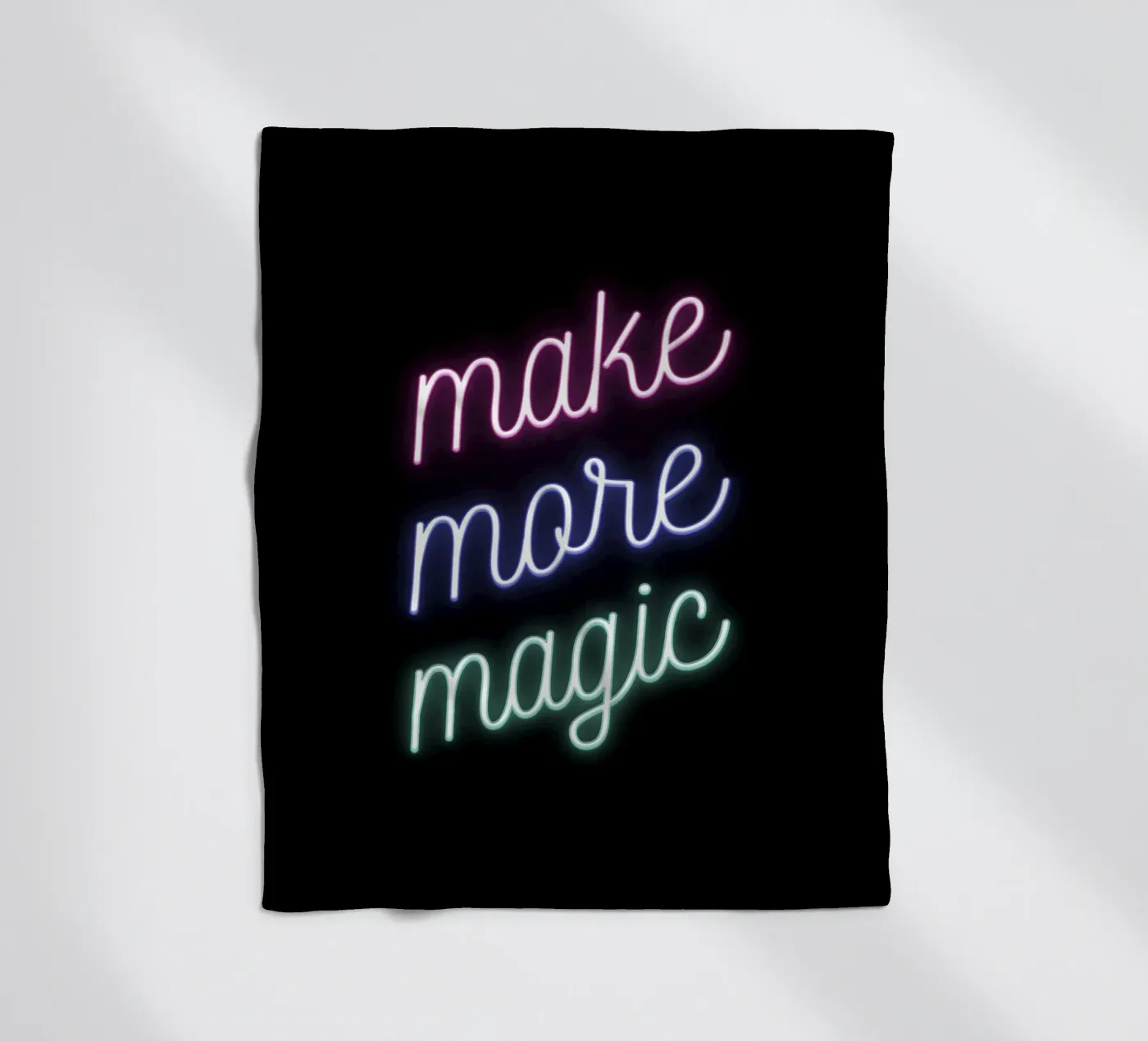 Make More Magic fleece blanket by Magnific