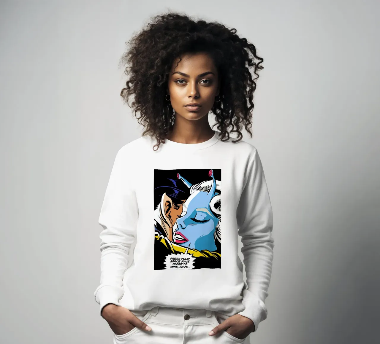 A Love from Outer Space sweatshirt by Butcher Billy