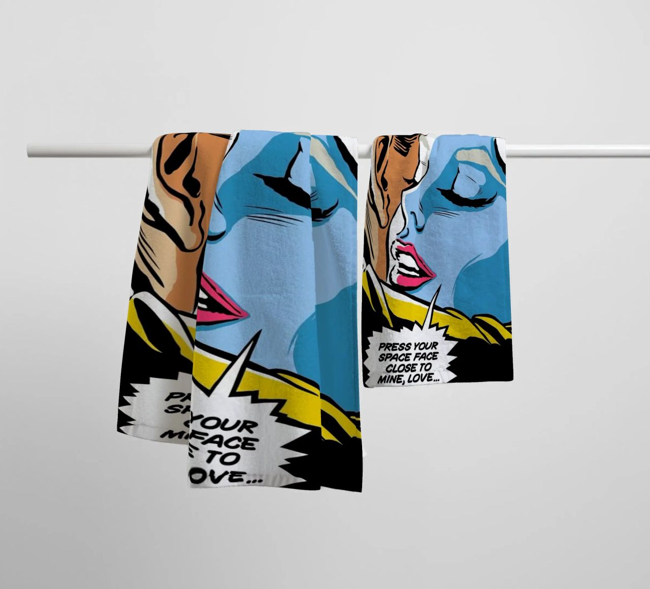 A Love from Outer Space Handtuch von Butcher Billy