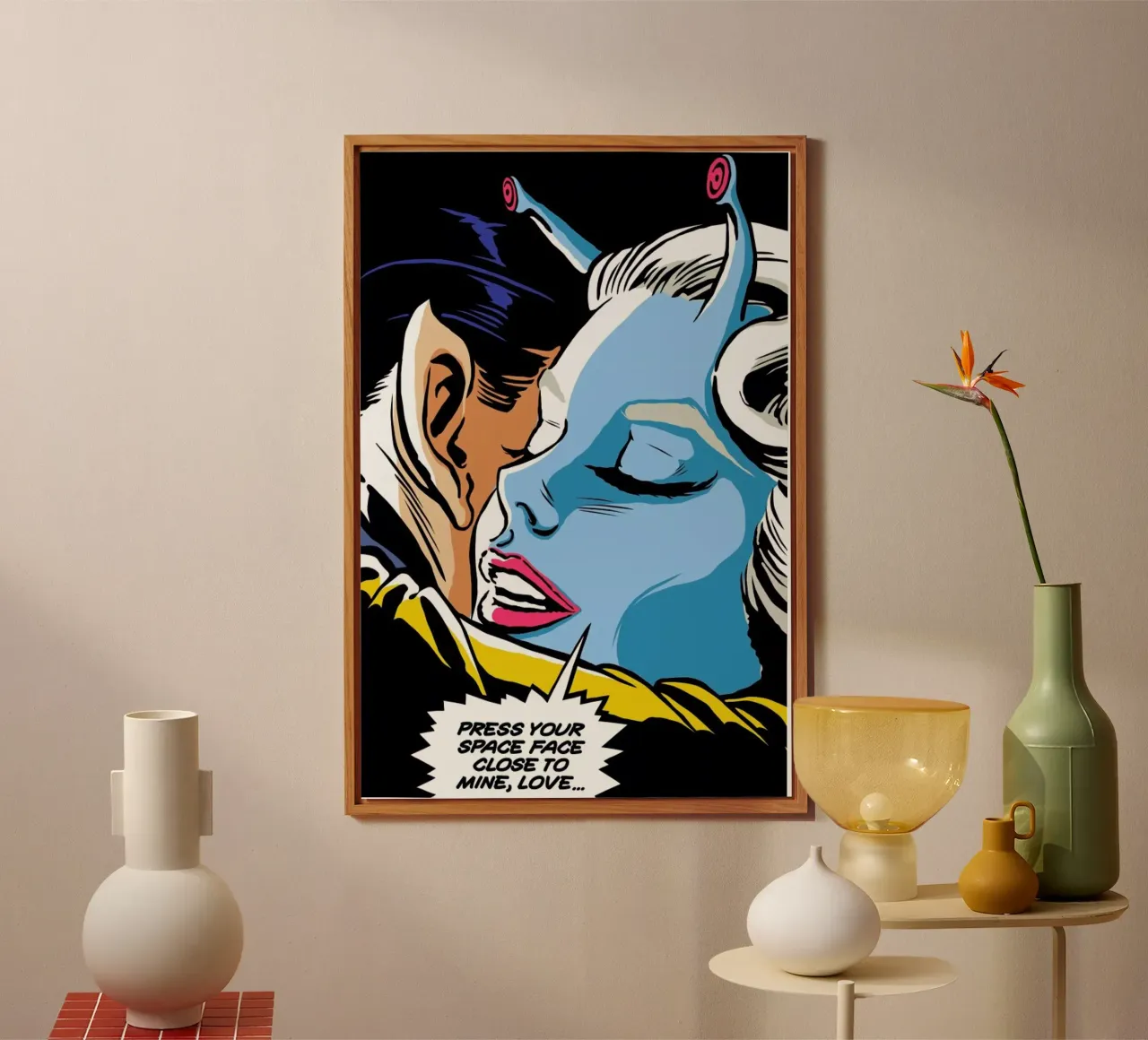 A Love from Outer Space alluminio dibond da Butcher Billy