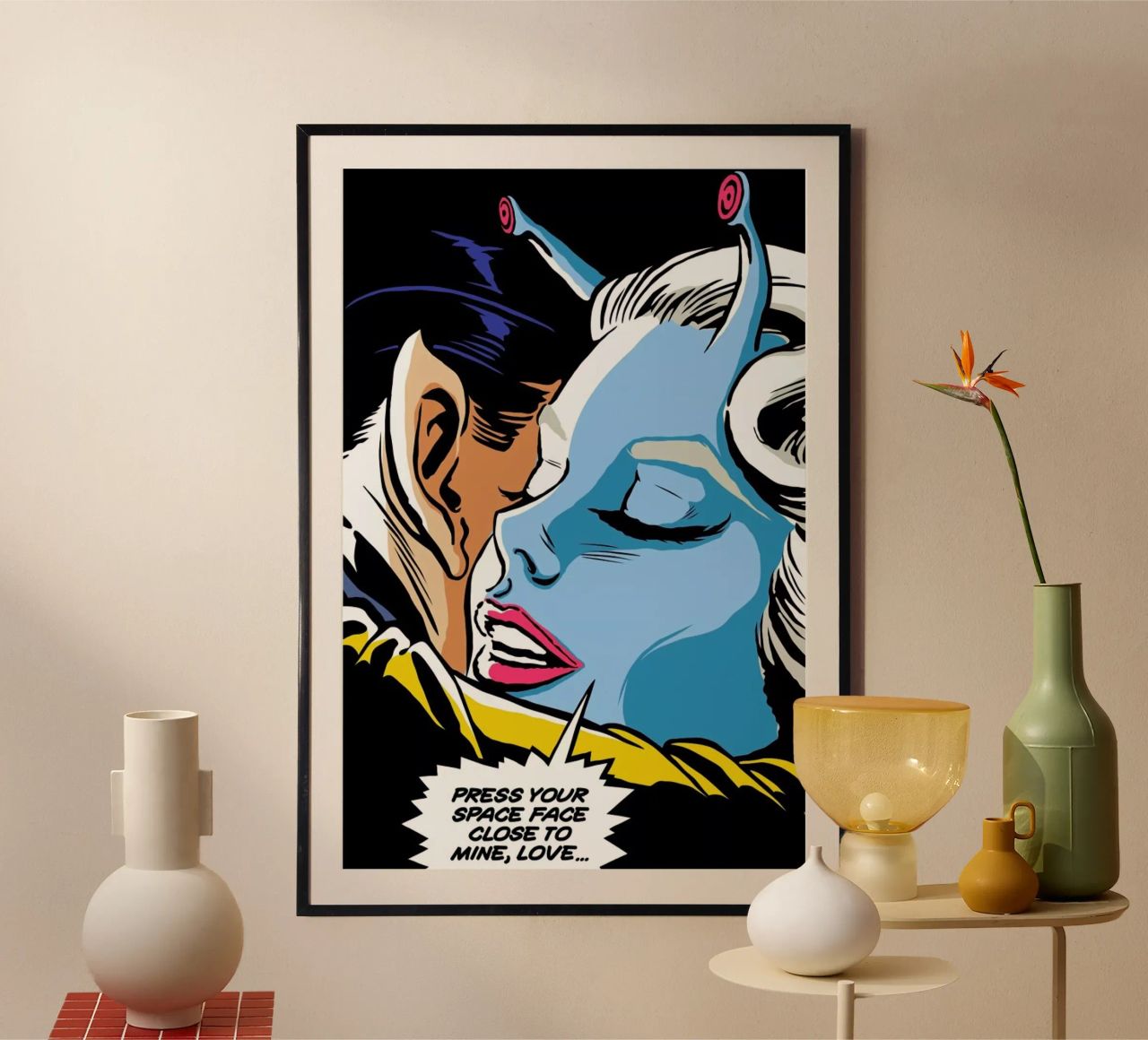 A Love from Outer Space Poster von Butcher Billy