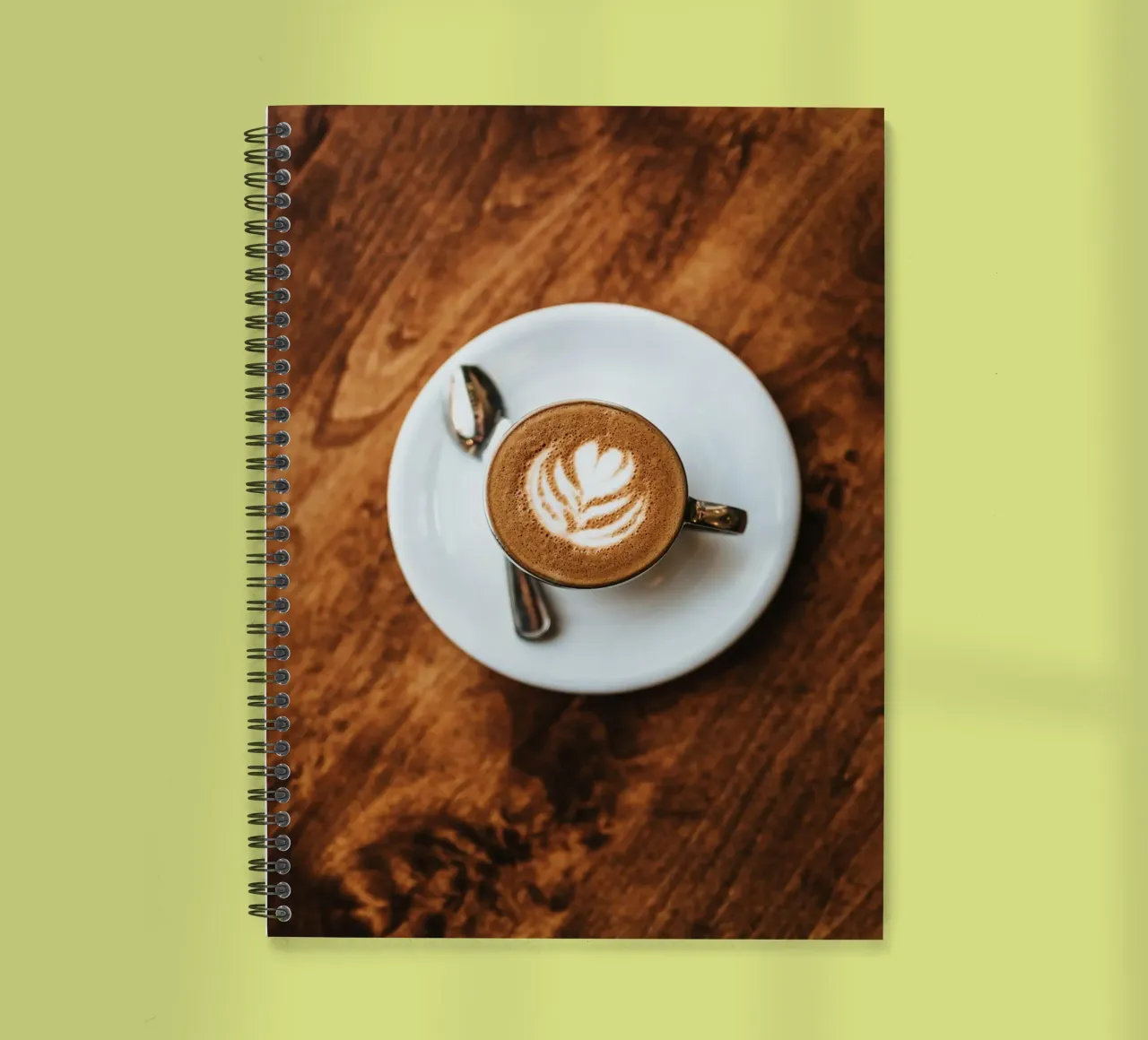 Milchkaffee spiral notebook by Alina