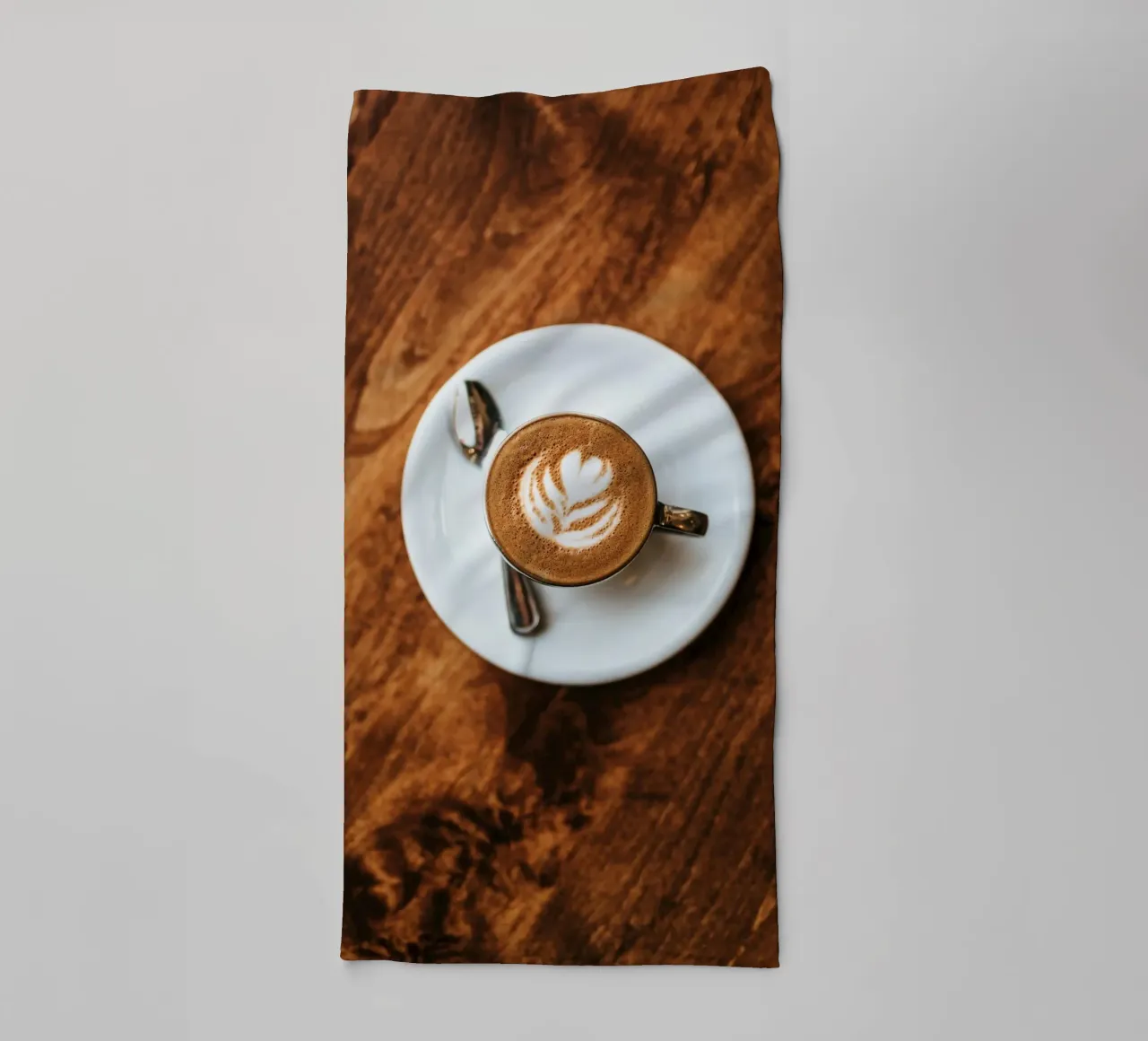 Milchkaffee towel by Alina