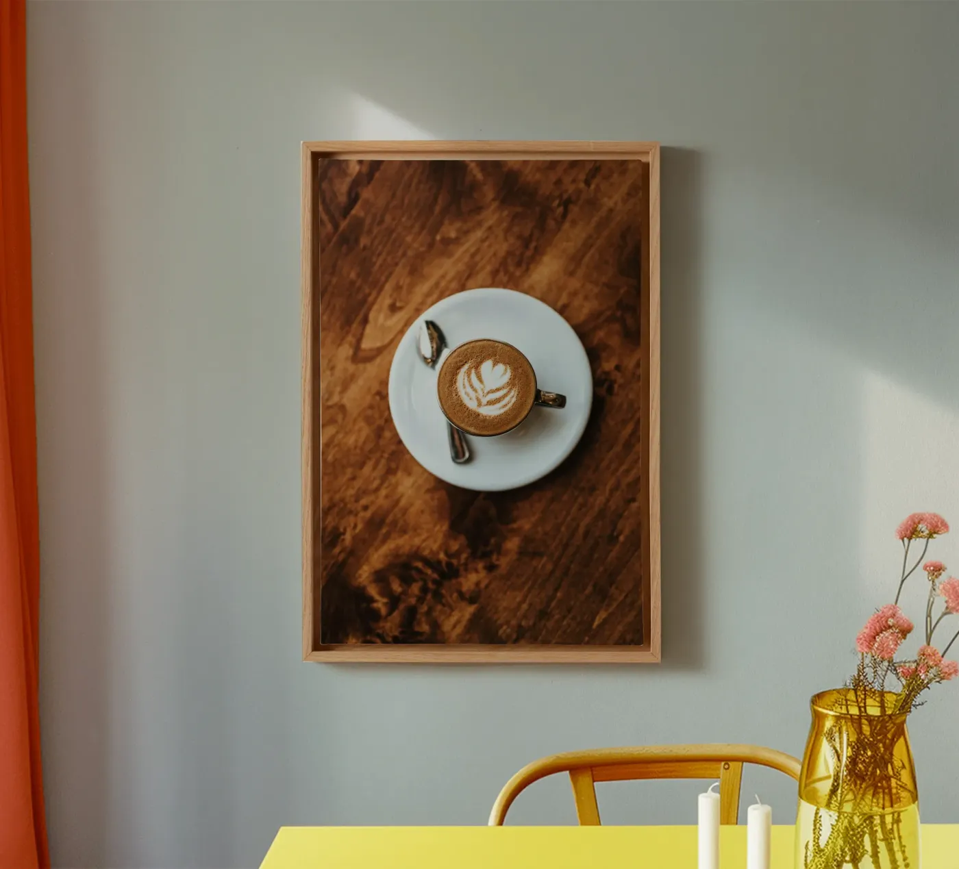 Milchkaffee canvas by Alina