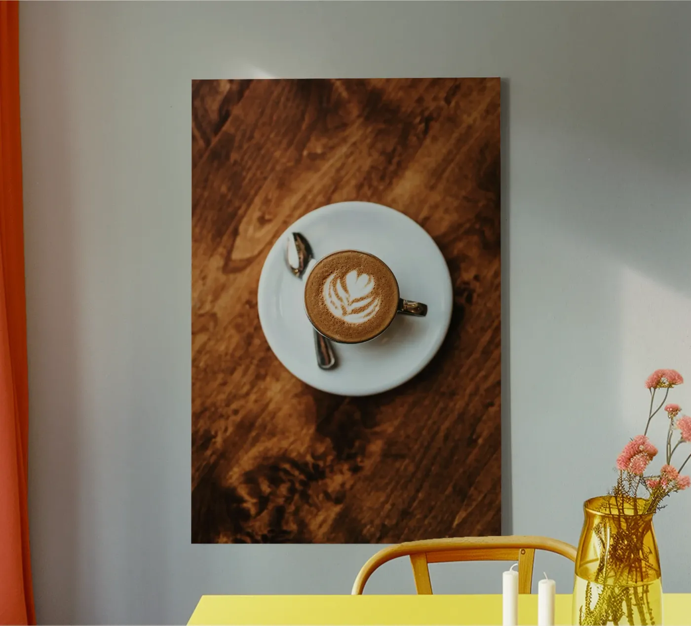 Milchkaffee canvas by Alina