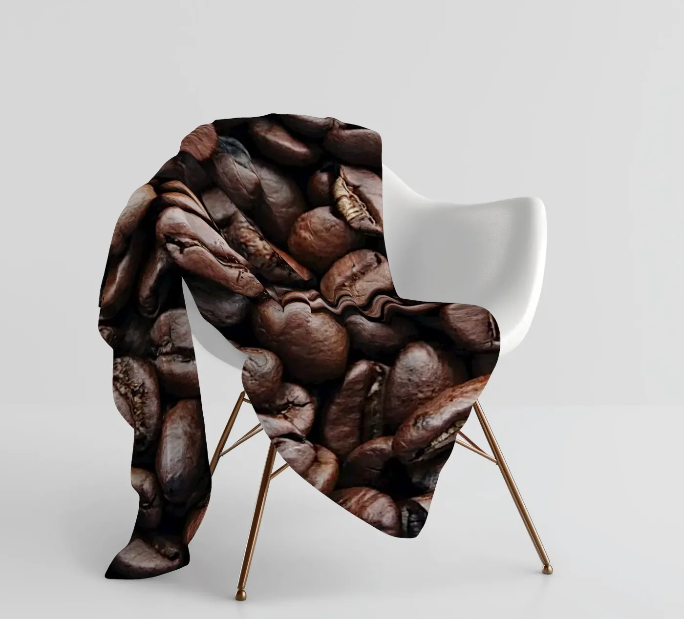 Kaffee Fleecedecke von Alina